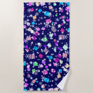 all I want for Xmas Is toilet paper Beach Towel