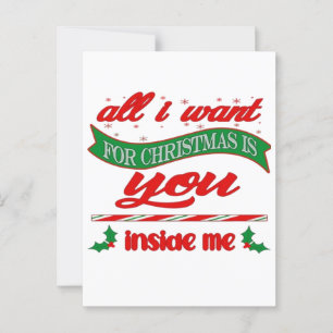 All i want for xmas is you  postcard