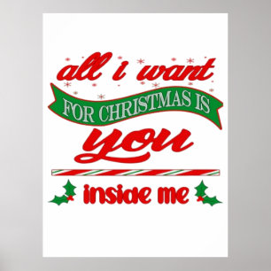 All i want for xmas is you  poster