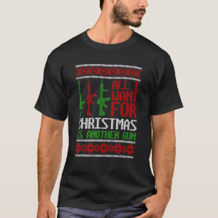 All I Want Is Guns Ugly Christmas Sweater Hunting