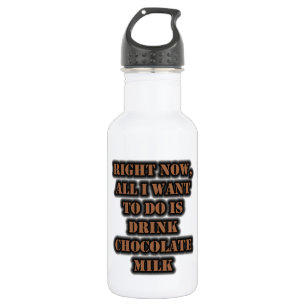 All I Want To Do Is Drink Chocolate Milk 532 Ml Water Bottle