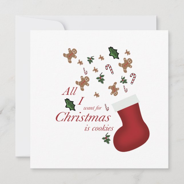 all i wanted for christmas is cookie (Front)