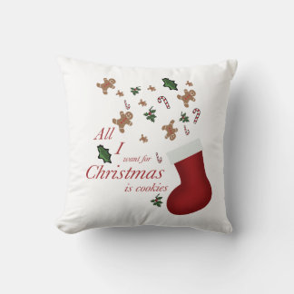 all i wanted for christmas is cookie cushion