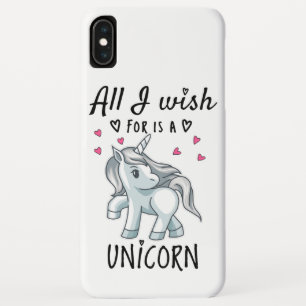 All I wish for is a Unicorn iPhone XS Max Case