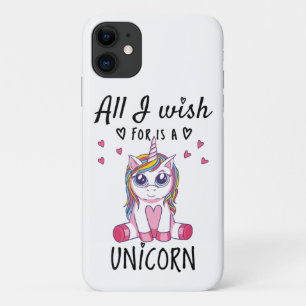 All I wish for is a Unicorn iPhone 11 Case
