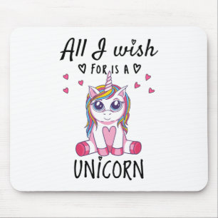 All I wish for is a Unicorn Mouse Mat