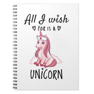 All I wish for is a Unicorn Notebook