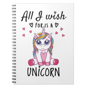 All I wish for is a Unicorn Notebook