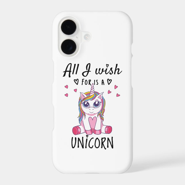 All I wish for is a Unicorn Samsung Galaxy Case (Back)