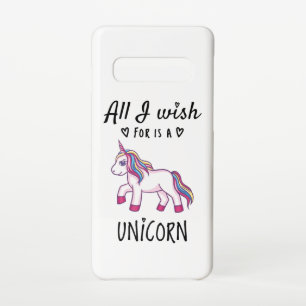 All I wish for is a Unicorn Samsung Galaxy Case
