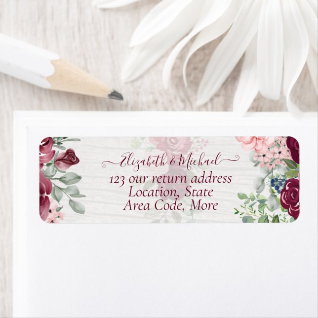All-in-1 Elegant Burgundy Pink Floral Wedding (Insitu)