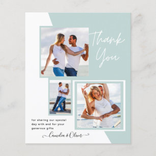 All-in-1 THANK YOUY PHOTO card with QR Code