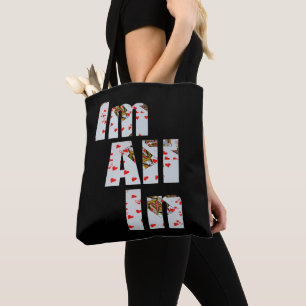 All In At Poker, Tote Bag
