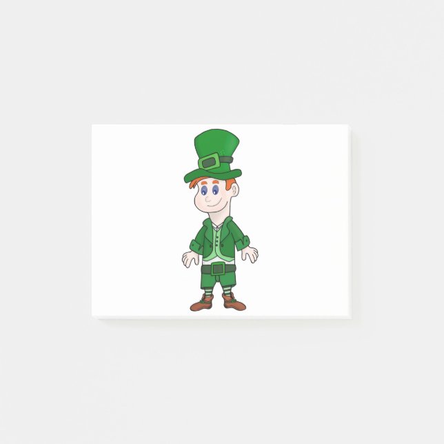 All in green for luck post-it notes (Front)