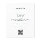 All in One Eucalyptus QR Code Wedding Invitation