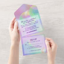 All-In-One Invitation - Birthday - Editable