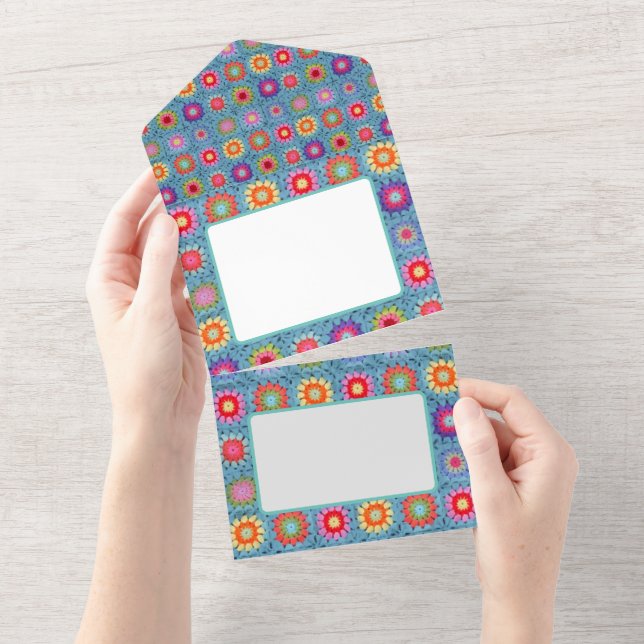 All in One Invitation, Crochet in Your Hands Invitation (Tearaway)