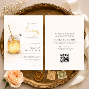 All in One Little Honey on the Way Baby Shower Invitation