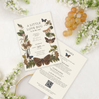 All in One Little Love Bug Baby Shower Invitation