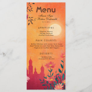 All in one Menu +Drinks Golden Horizon Wedding