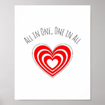 "All in One, One in All" Poster