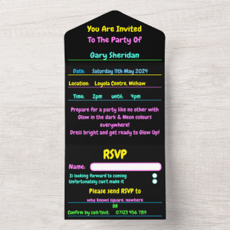 All in one party Invite