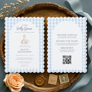 All in One Silly Goose Baby Shower Invitation