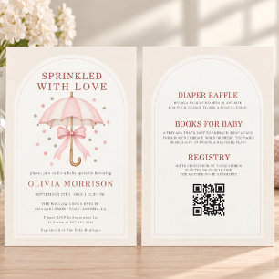 All in One Sprinkled Love Baby Sprinkle Shower Invitation
