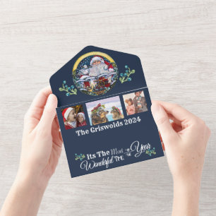 All in One Submarine themed Holiday Card