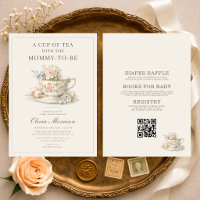 All in One Vintage Tea Party Baby Shower