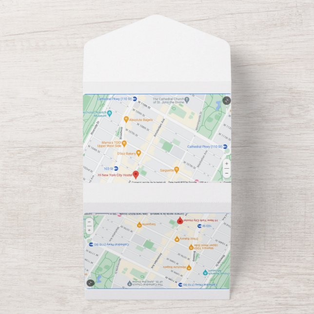 All in One Wedding Invitation (Outside)