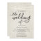 All in One Wedding Invitation with RSVP & Registry