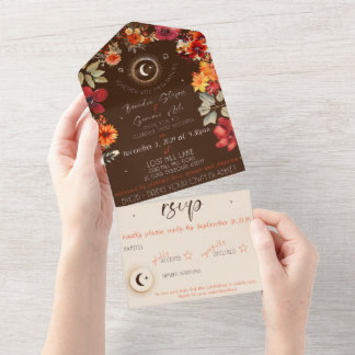 All in one wedding invitations