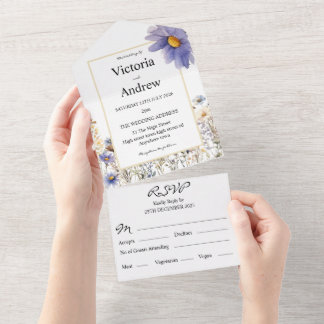 All in One Wedding Invite