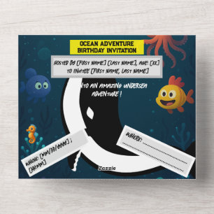 All in One Wedding Invite