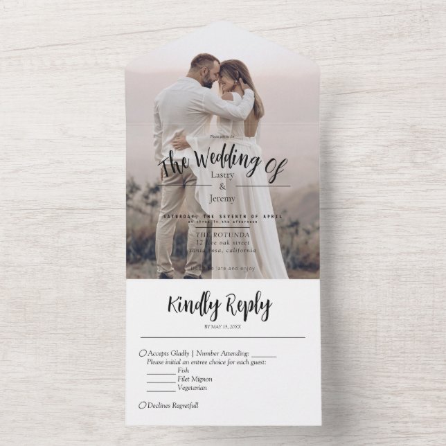 All in One Wedding Invite (Inside)