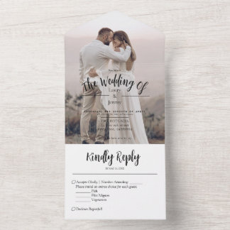 All in One Wedding Invite