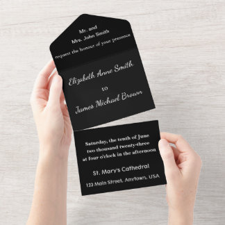 All-In-One Wedding Invite | Smith Bachelorette