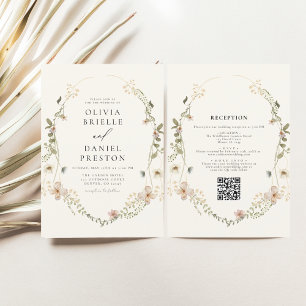 All in One Wildflower  QR Code Garden Wedding