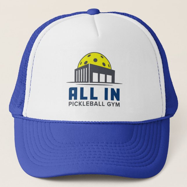 All In Pickleball Gym Trucker Hat (Front)
