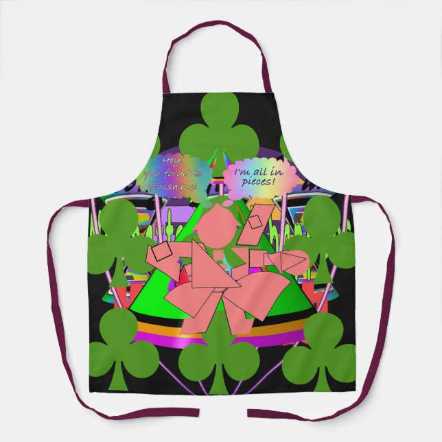 All In Pieces Kitchen Craft Barbecue  Apron (Front)