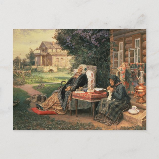 All in the Past, 1889 Postcard (Front)