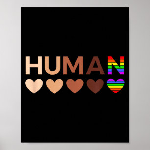 All-inclusive Hearts For Blm Racial Justice &amp;  Poster