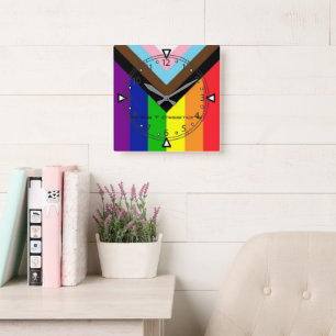 All Inclusive  Square Wall Clock