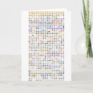 All iPhone / iOS emojis Card