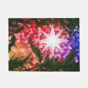 All Is Bright Christmas Doormat