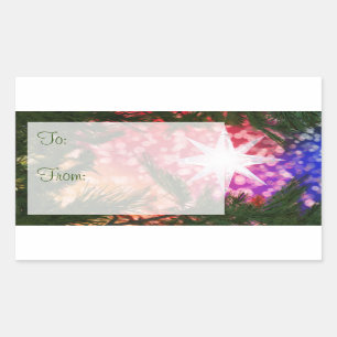 All Is Bright Gift Tag Stickers