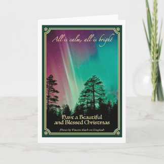 All is calm, all is bright card