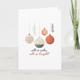 All is Calm All is Bright Christmas Card