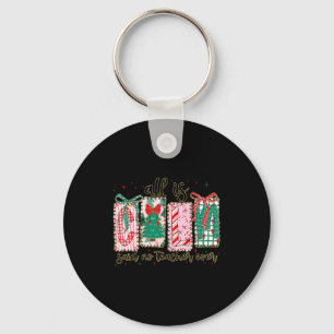 All Is Calm Said No Teacher Ever Cute Teacher Lace Key Ring